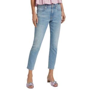 NWT SLVRLAKE | Lou Lou Stretch‎ Mid Rise Cropped Slim Leg Jean American Dream 26